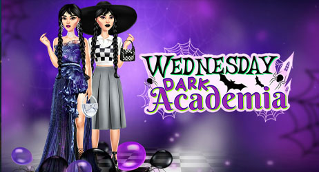 Source of Wednesday Dark Academia Game Image